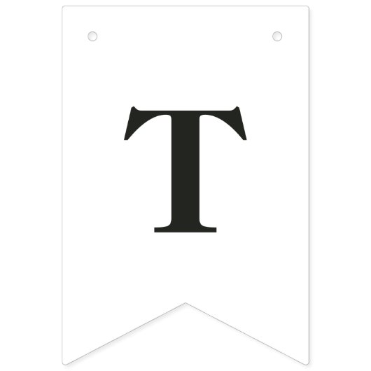 Illustratie: kanaalvlaggen van Knot Bunting - zwar Vlaggetjes (Tweede vlag)