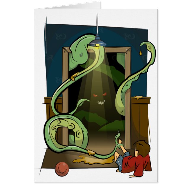 Illustratie kast-monster van Daily Undood (Voorkant)