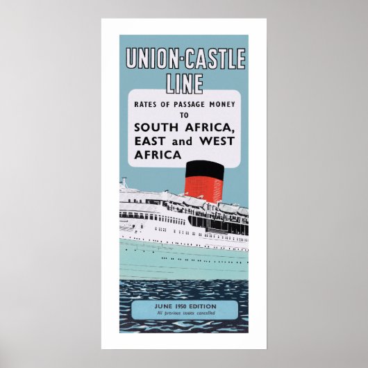 Illustratie kasteel van de Unie Poster (Voorkant)