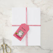 Illustratie Kat Cute Cadeaulabel (Met Touw)