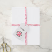 Illustratie Kat Cute Cadeaulabel (Met Touw)
