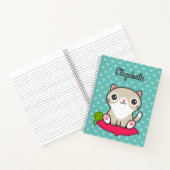 Illustratie Kat Cute Notitieboek (Binnen)