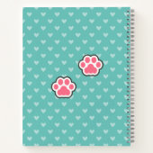 Illustratie Kat Cute Notitieboek (Achterkant)