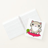 Illustratie Kat Cute Notitieboek (Binnen)