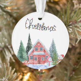 Illustratie Kat Cute Ornament