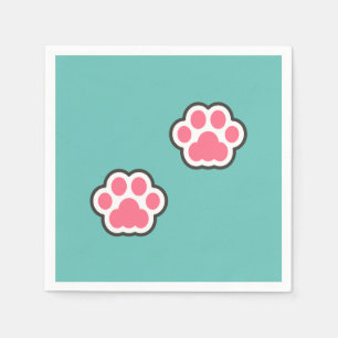 Illustratie Kat Cute Servet