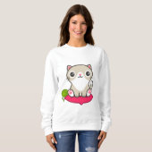 Illustratie Kat Cute Trui (Voorkant volledig)