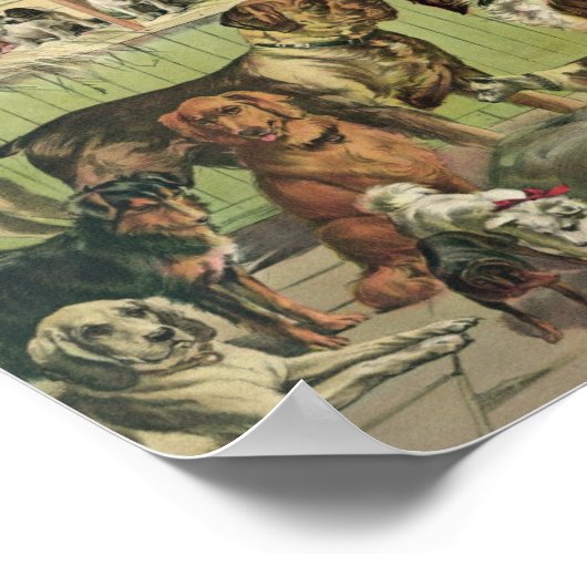 Illustratie  Kennel Club Poster (Hoek)