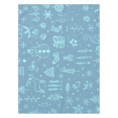 Illustratie kerstdoodle tekening voor verkuilen | tafelkleed (Voorkant)