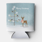 Illustratie kerstfeestdag blikjeskoeler (Voorkant)