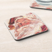 Illustratie kerstkerstkerstkerstkerstkerstbedekkin bier onderzetter (Linkerzijde)