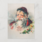 Illustratie  kerstman feestdagenkaart (Voorkant)