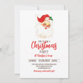 Illustratie  kerstman kaart (Voorkant)