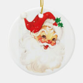 Illustratie  kerstman keramisch ornament (Voorkant)