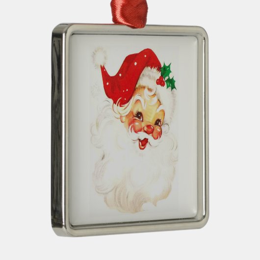 Illustratie  kerstman metalen ornament (Rechts)