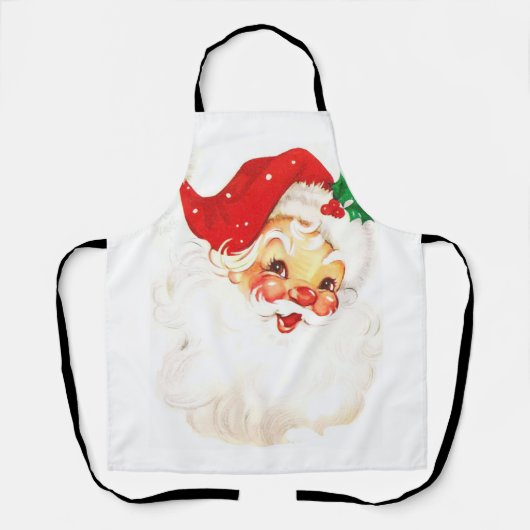 Illustratie kerstman schort (Voorkant)