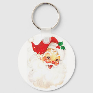 Illustratie kerstman sleutelhanger