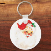 Illustratie kerstman sleutelhanger (Voorkant)