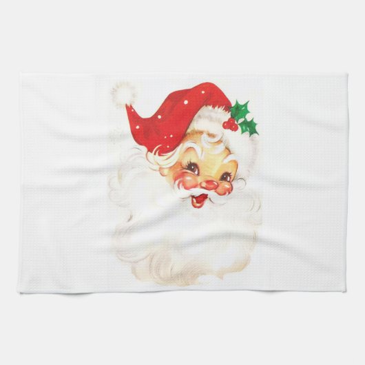 Illustratie  kerstman theedoek (Horizontaal)