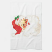 Illustratie  kerstman theedoek (Verticaal)