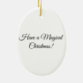 Illustratie kerstMode Keramisch Ornament (Achterkant)