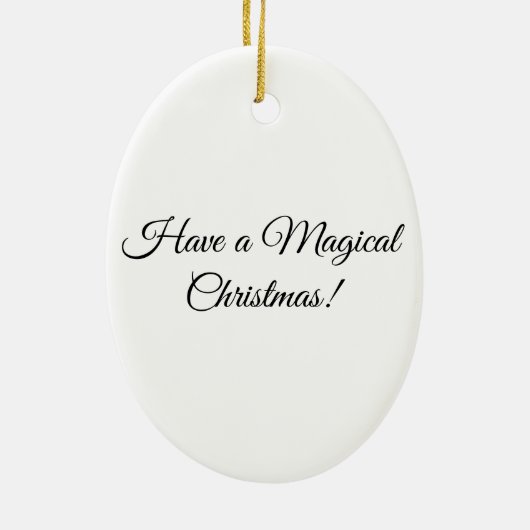 Illustratie kerstMode Keramisch Ornament (Achterkant)