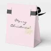 Illustratie kerstMode met boom Bedankdoosjes (Achterkant)