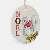 Illustratie kerstvierkant keramisch ornament (Rechts)