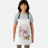 Illustratie kerstvierkant schort (Insitu)