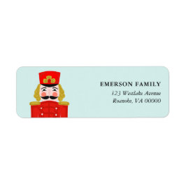 Illustratie kerstvoedingskraker etiket