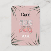 Illustratie Ketting Display Kaart Visitekaartje (Achterkant)