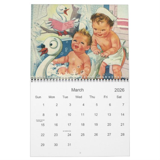  illustratie Kinderen en baby's Kalender (Mar 2026)