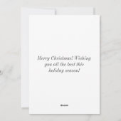 Illustratie kinderen kerstkaart vintage  (Achterkant)