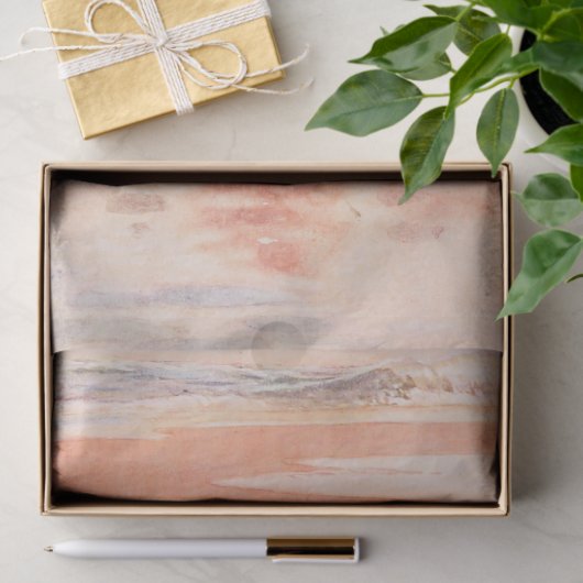  illustratie Kinderen op het strand Tissuepapier (Geschenk)