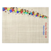 Illustratie Kinderen van de klas voor het Notitieb Notitieblok (Voorkant)