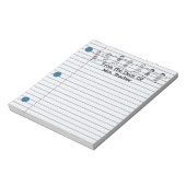 Illustratie Kinderen van de klas voor het Notitieb Notitieblok (Linkerzijde)