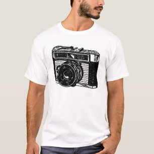  ILLUSTRATIE klein camera T-shirt