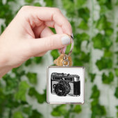  ILLUSTRATIE kleine camera-sleutelhanger Sleutelhanger (Hand)