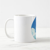 Illustratie kleine poolvos (Vulpes lagopus) Koffiemok (Links)