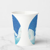 Illustratie kleine poolvos (Vulpes lagopus) Papieren Bekers (Links)