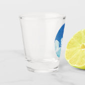 Illustratie kleine poolvos (Vulpes lagopus) Shot Glas (Links)