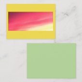 Illustratie kleur visitekaartje (Voorkant / Achterkant)