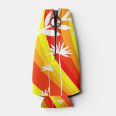 Illustratie kleurrijk Plant Flesjeskoeler (Achterkant)