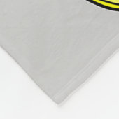 Illustratie kleurrijke Button Fleece Deken (Hoek)