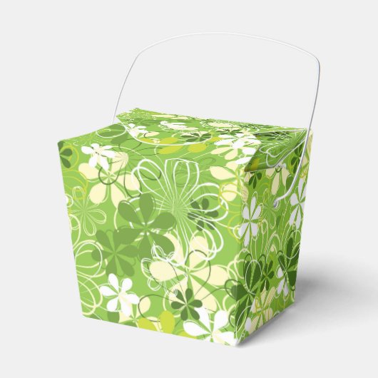 Illustratie kleurrijke kunst Natuur Floral Pattern Bedankdoosjes (Voorkant Zijde)