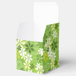 Illustratie kleurrijke kunst Natuur Floral Pattern Bedankdoosjes