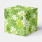 Illustratie kleurrijke kunst Natuur Floral Pattern Bedankdoosjes (Achterkant)