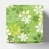 Illustratie kleurrijke kunst Natuur Floral Pattern Bedankdoosjes (Bovenkant)