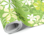 Illustratie kleurrijke kunst Natuur Floral Pattern Cadeaupapier (Rol Hoek)