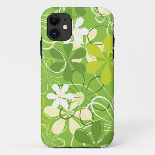 Illustratie kleurrijke kunst Natuur Floral Pattern Case-Mate iPhone Case (Achterkant)